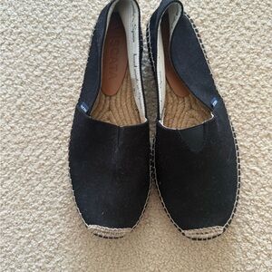 Viscata Black Espadrille Flats